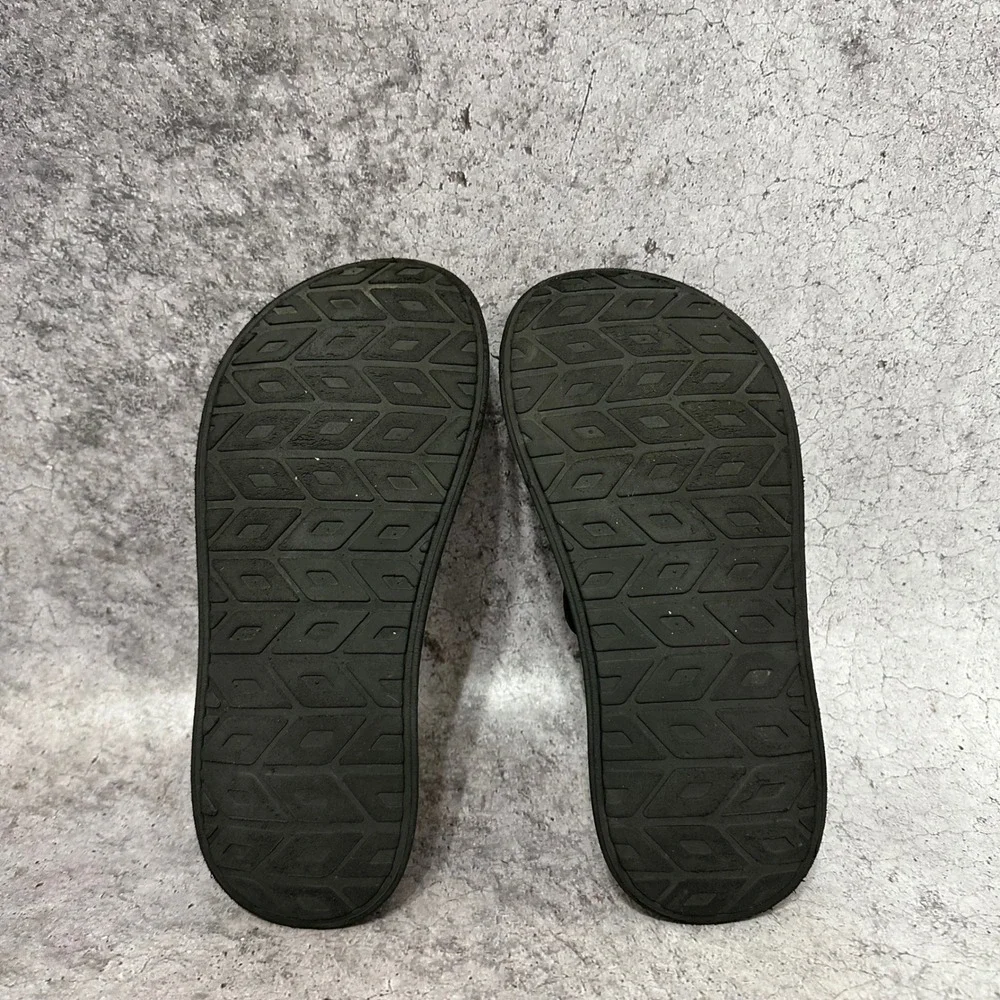 REI Co-op Flip Flop Kids 5 Black Eco-Friendly Sustainable Thong Sandals Scraps